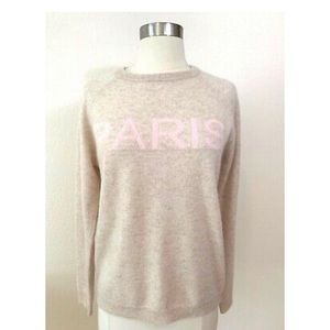 Philosophy cashmere W XS PARIS Sweater oatmeal heather/pink lily. Never worn